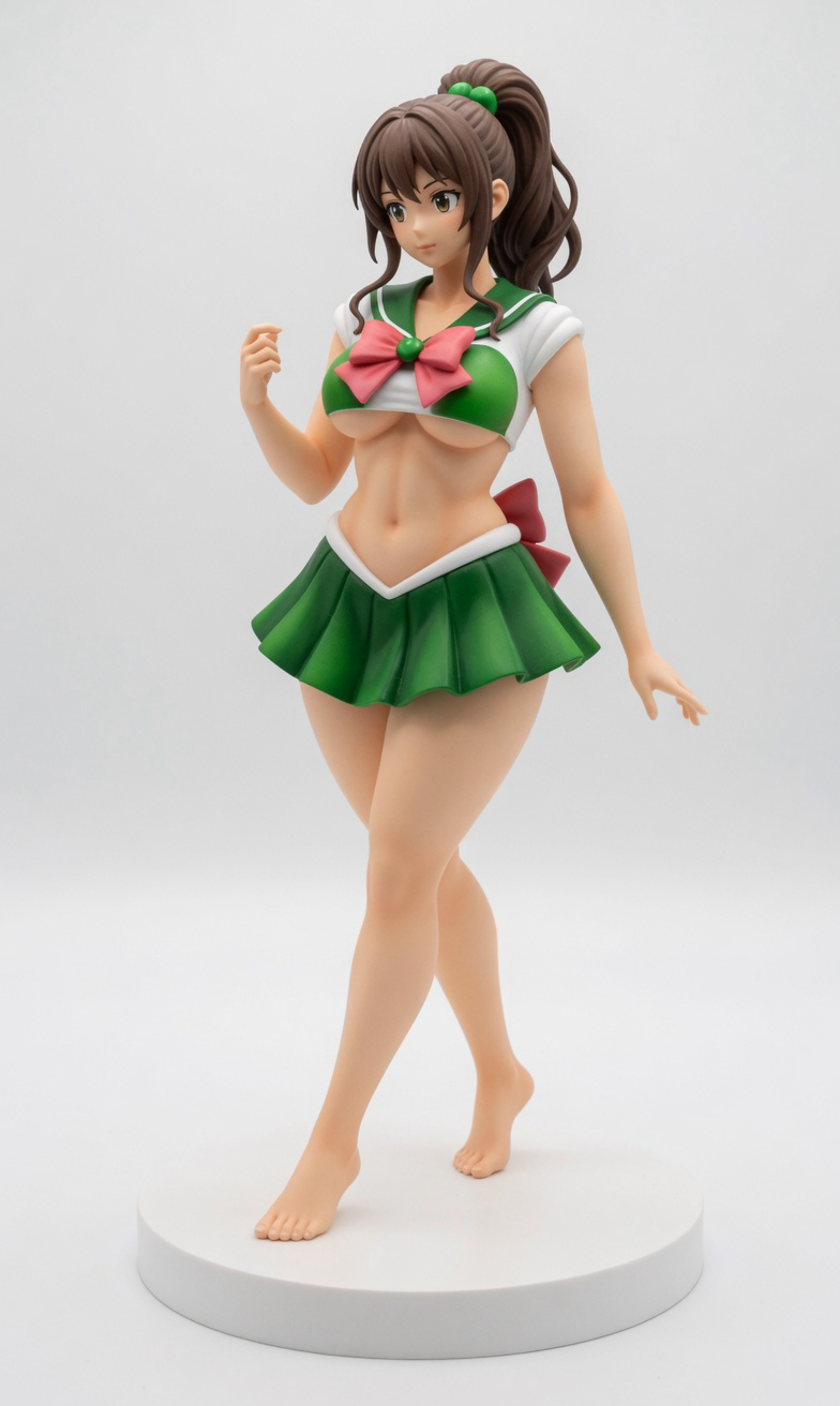 Figura garage kit Rey Hino · estilo Atelier · idol de atelier adulto · resina pintada a mano · Garage Kit Studio