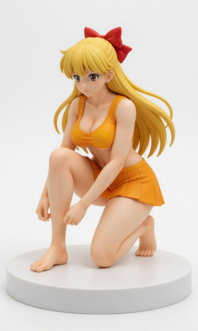Figura garage kit Minakoa Aino · estilo Aventura · aventura urbana · resina pintada a mano · Garage Kit Studio