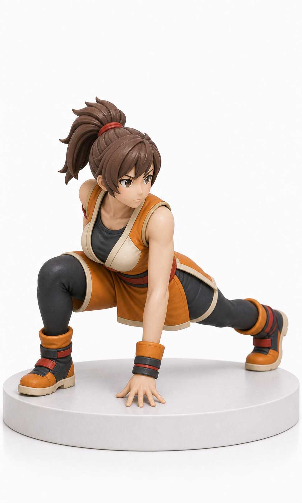 Figura garage kit Michiro Kaioh · estilo Dojo · energia marcial · resina pintada a mano · Garage Kit Studio