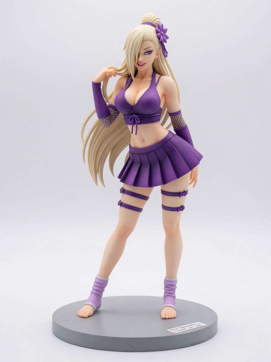 Figura garage kit Ini Yamanaka · estilo Noble · nobleza de fantasia · resina pintada a mano · Garage Kit Studio