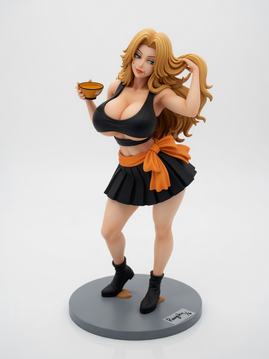 Figura garage kit Rangyku Matsumoto · estilo Noble · nobleza de fantasia · resina pintada a mano · Garage Kit Studio