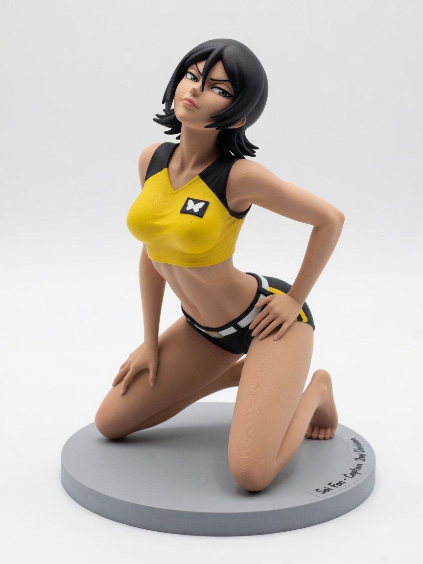 Figura garage kit Soe Fon · estilo Aventura · aventura urbana · resina pintada a mano · Garage Kit Studio