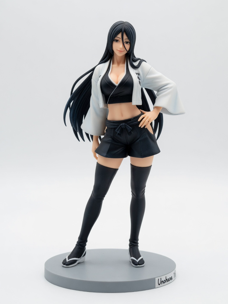 Figura garage kit Letsu Unohana · estilo Runas · maga de runas · resina pintada a mano · Garage Kit Studio