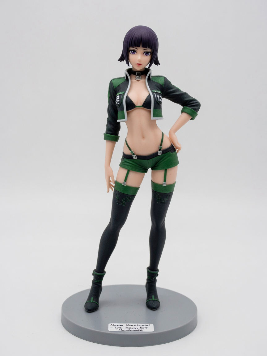 Figura garage kit Nemmu Kurotsuchi · estilo Dojo · energia marcial · resina pintada a mano · Garage Kit Studio