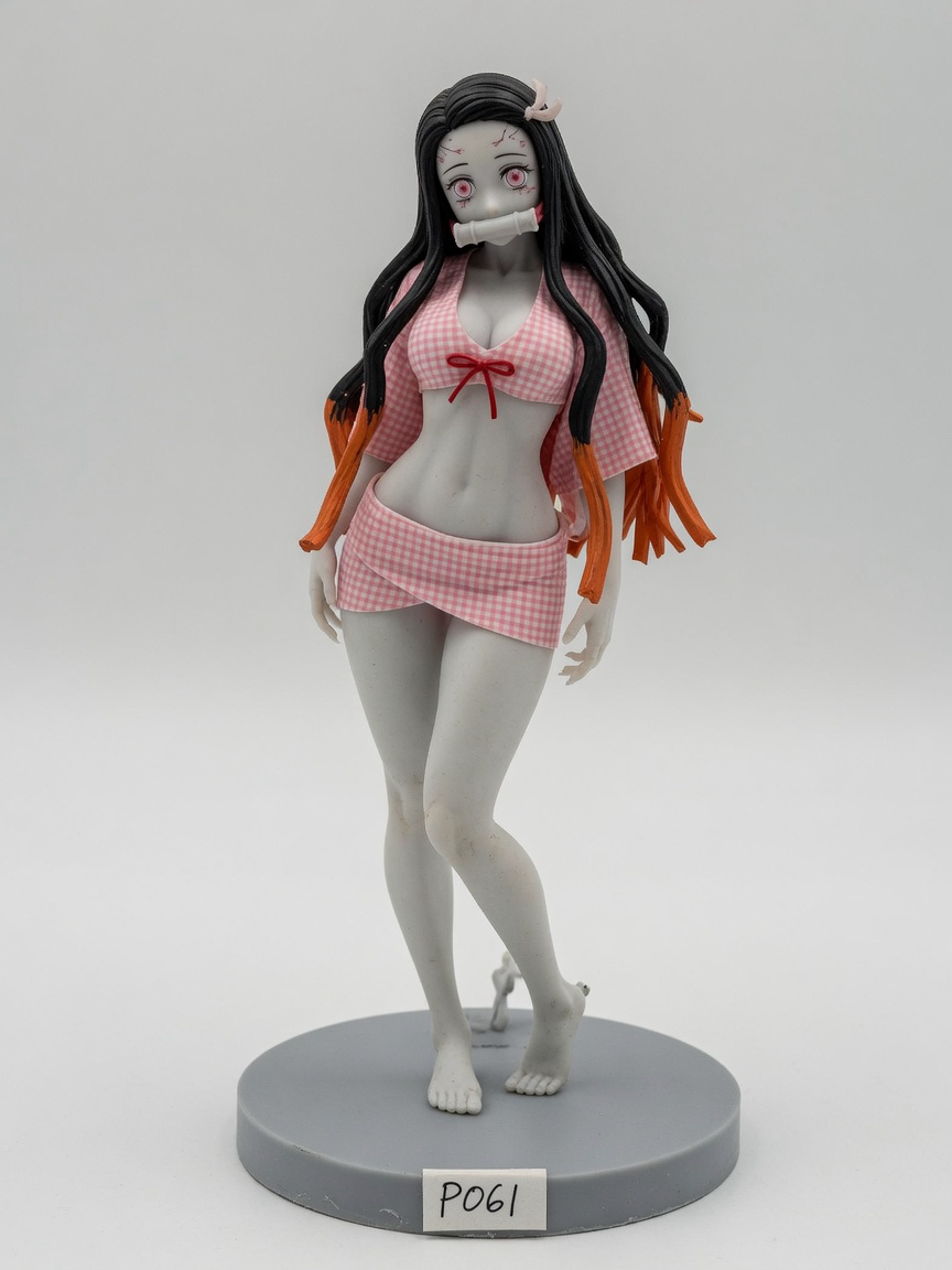 Figura garage kit Nizuko Kamado · estilo Magia · heroina magica artesanal · resina pintada a mano · Garage Kit Studio