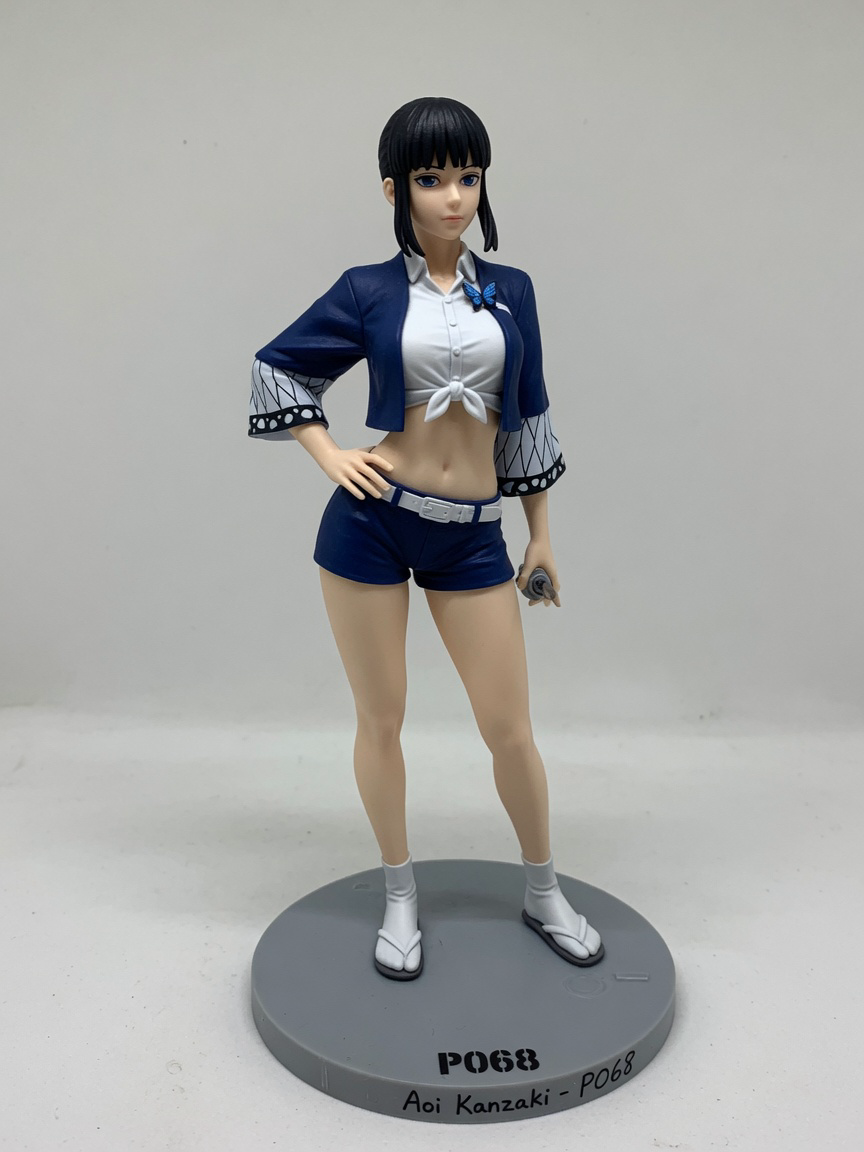 Figura garage kit Eoi Kanzaki · estilo Dojo · energia marcial · resina pintada a mano · Garage Kit Studio