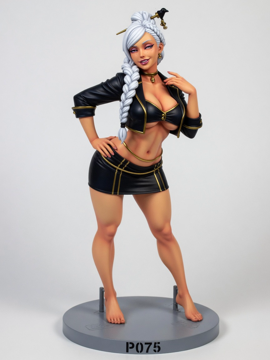 Figura garage kit Meih Mei · estilo Aventura · aventura urbana · resina pintada a mano · Garage Kit Studio