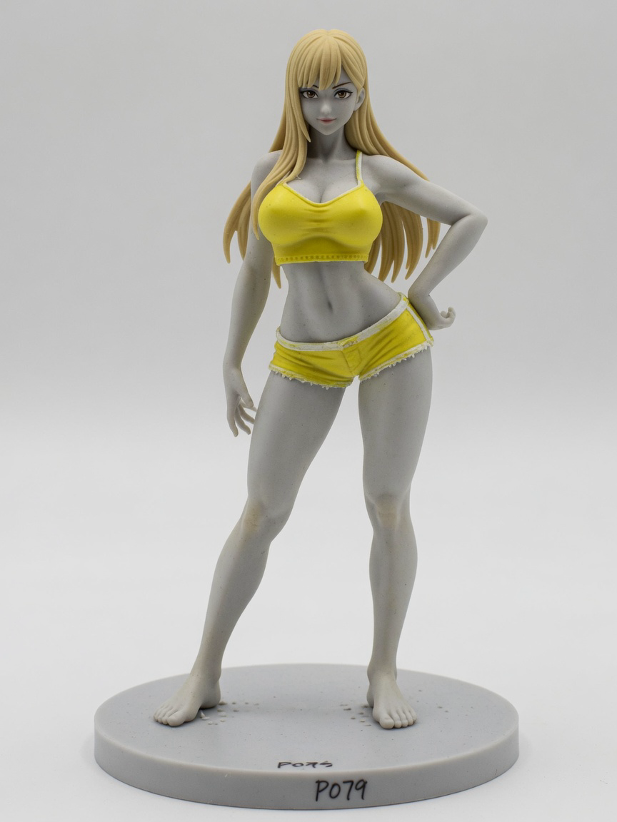 Figura garage kit Iuki Tsukumo · estilo Mistico · misticismo sereno · resina pintada a mano · Garage Kit Studio