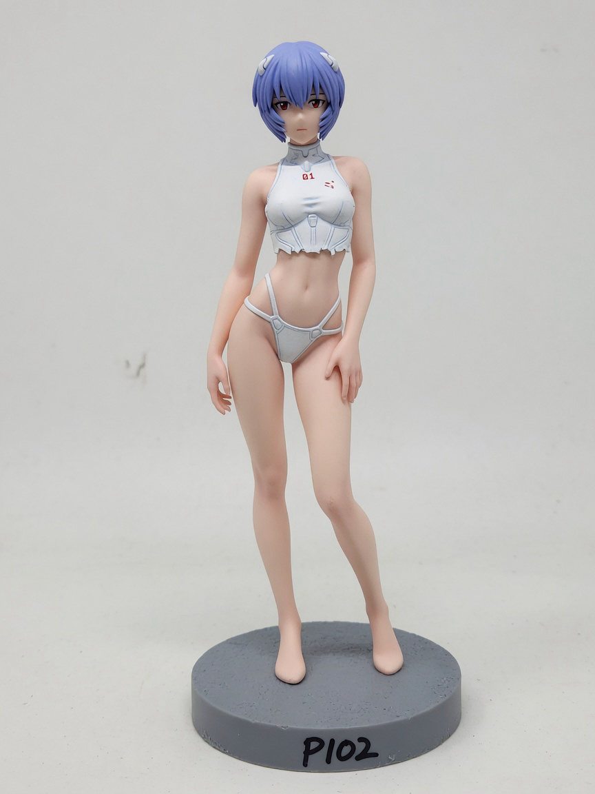 Figura garage kit Rhei Ayanami · estilo Tactica · vanguardia tactica · resina pintada a mano · Garage Kit Studio