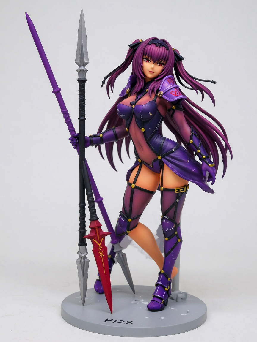 Figura garage kit Zcathach · estilo Dojo · energia marcial · resina pintada a mano · Garage Kit Studio