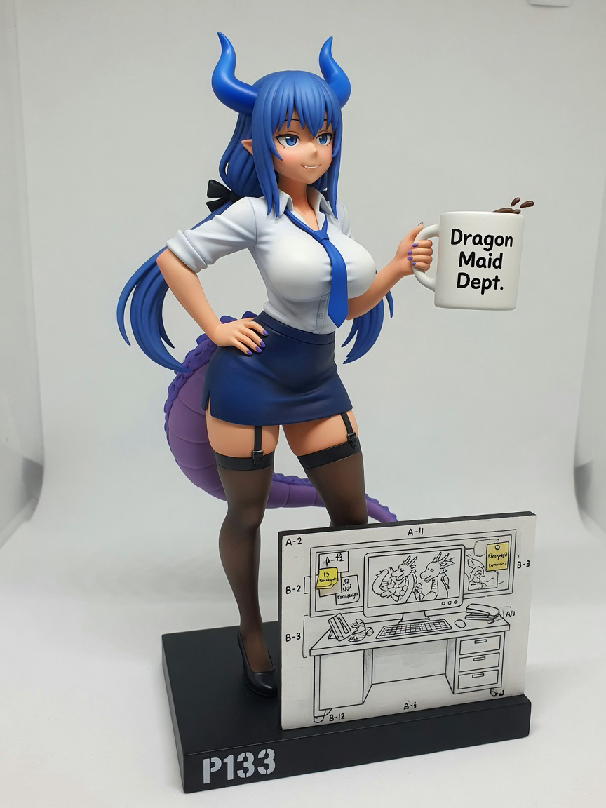 Figura garage kit Elme · estilo Atelier · idol de atelier adulto · resina pintada a mano · Garage Kit Studio