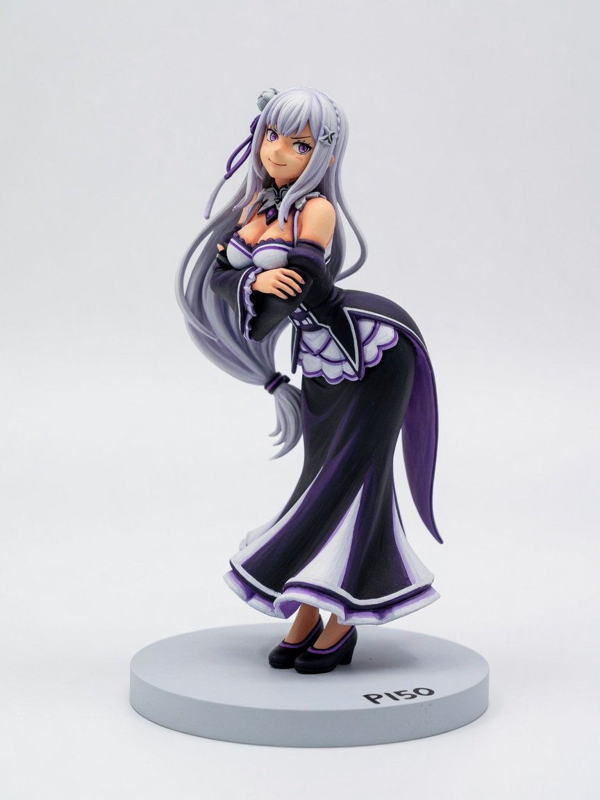 Figura garage kit Satelli · estilo Brillo · companion luminoso · resina pintada a mano · Garage Kit Studio