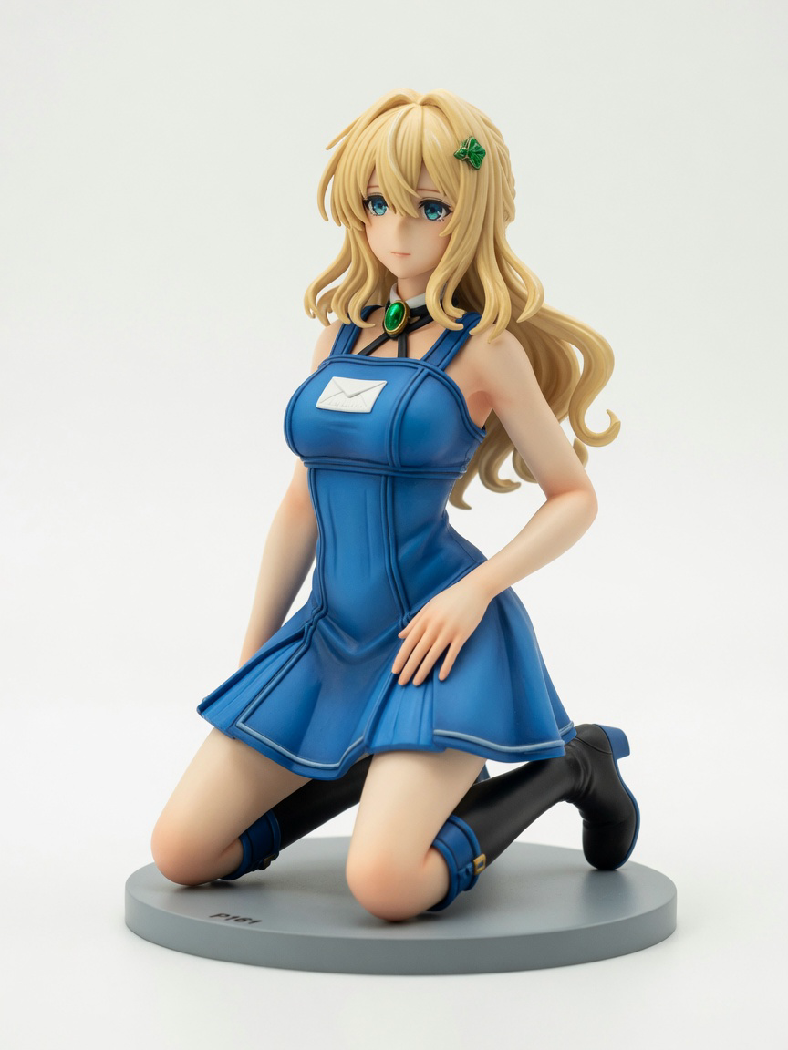 Figura garage kit Vyolet Evergarden · estilo Magia · heroina magica artesanal · resina pintada a mano · Garage Kit Studio