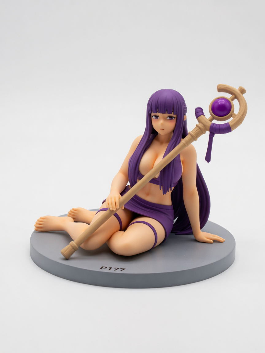 Figura garage kit Fernh · estilo Runas · maga de runas · resina pintada a mano · Garage Kit Studio