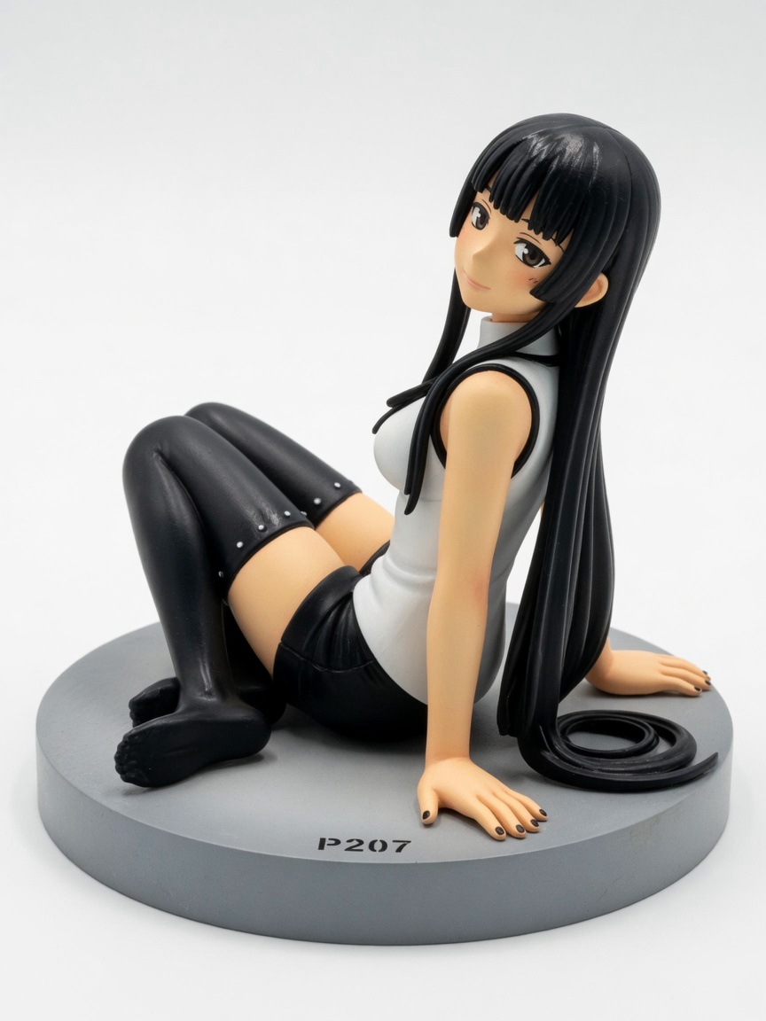 Figura garage kit Tsubaka Nakatsukasa · estilo Runas · maga de runas · resina pintada a mano · Garage Kit Studio