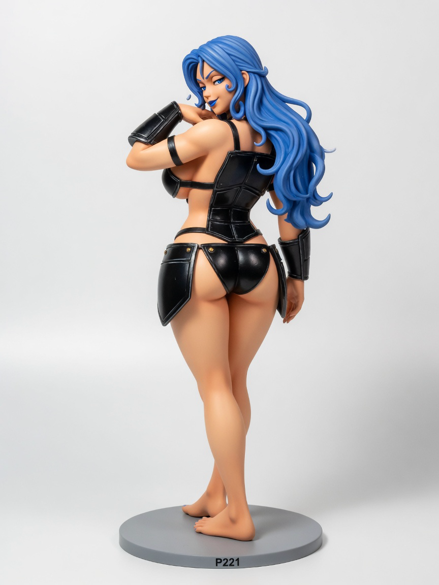 Figura garage kit Nage the Serpent · estilo Magia · heroina magica artesanal · resina pintada a mano · Garage Kit Studio