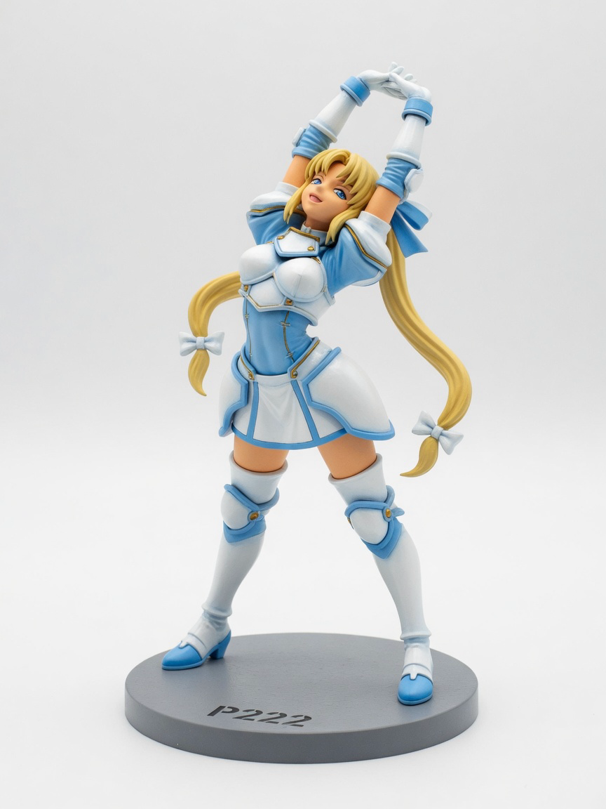 Figura garage kit Amelio Wil Tesla Seyruun · estilo Tactica · vanguardia tactica · resina pintada a mano · Garage Kit Studio