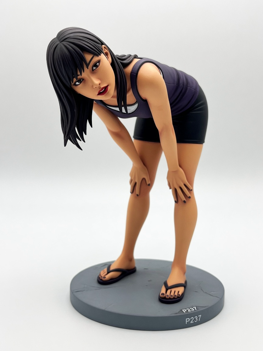 Figura garage kit Ysuzu Rin Sohma · estilo Runas · maga de runas · resina pintada a mano · Garage Kit Studio