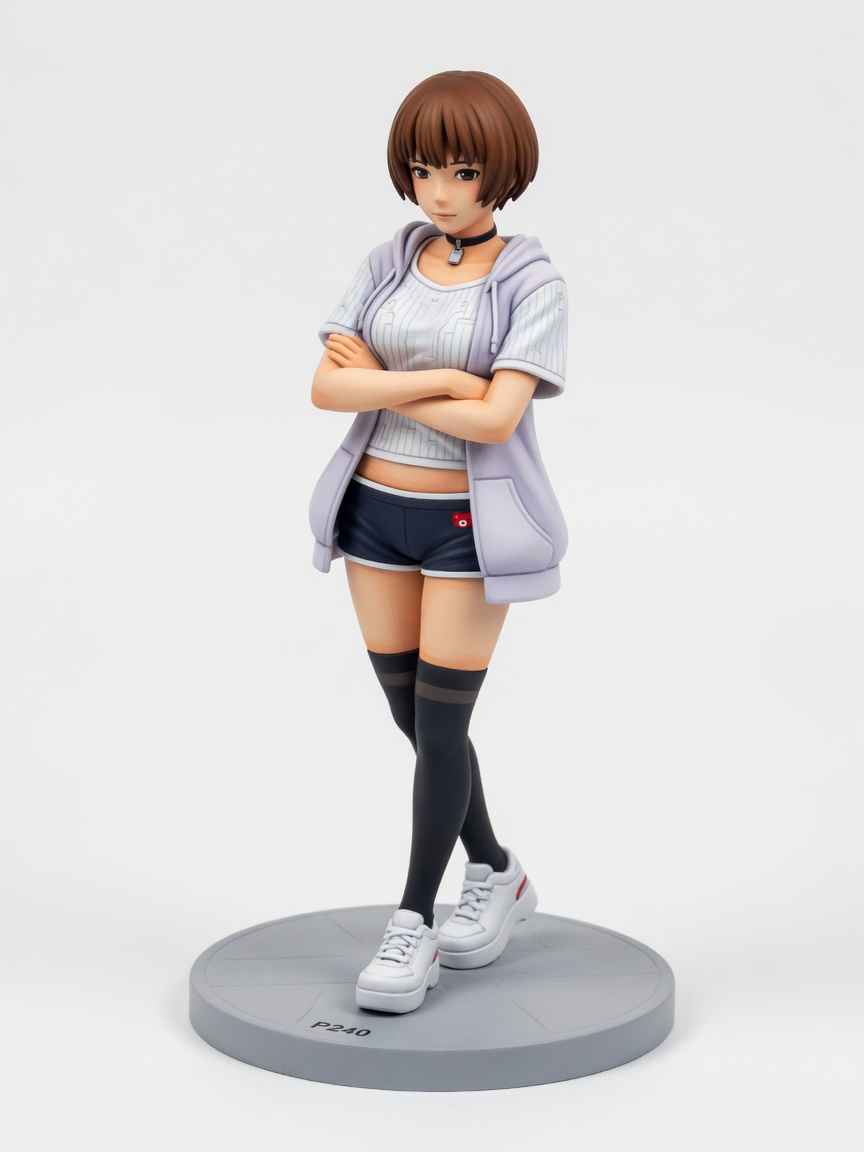 Figura garage kit Lainh Iwakura · estilo Brillo · companion luminoso · resina pintada a mano · Garage Kit Studio