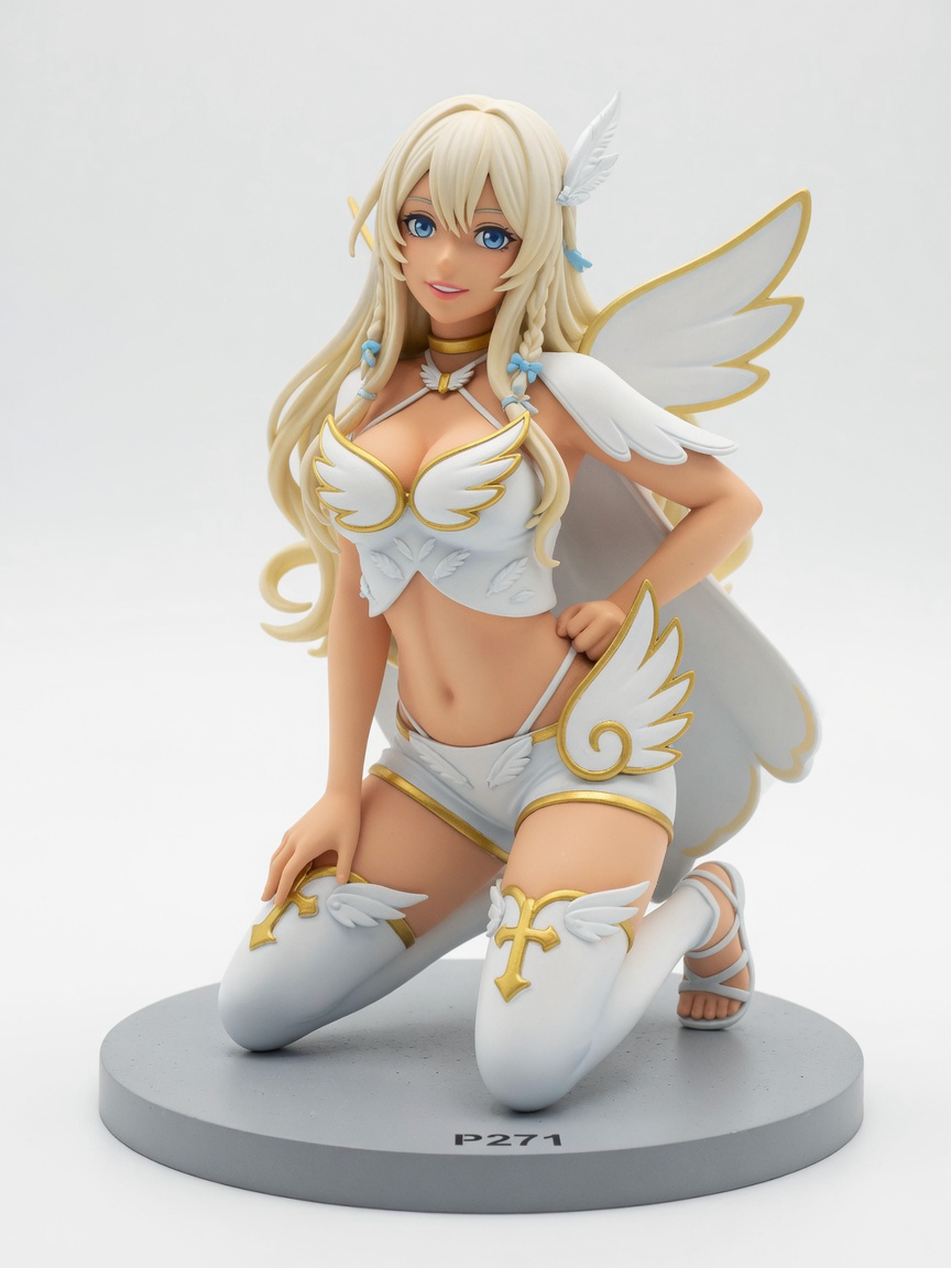 Figura garage kit Fillo · estilo Magia · heroina magica artesanal · resina pintada a mano · Garage Kit Studio
