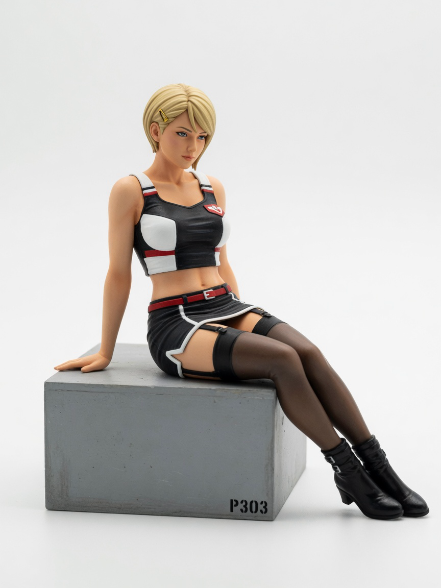 Figura garage kit Yorhe Commander · estilo Aventura · aventura urbana · resina pintada a mano · Garage Kit Studio