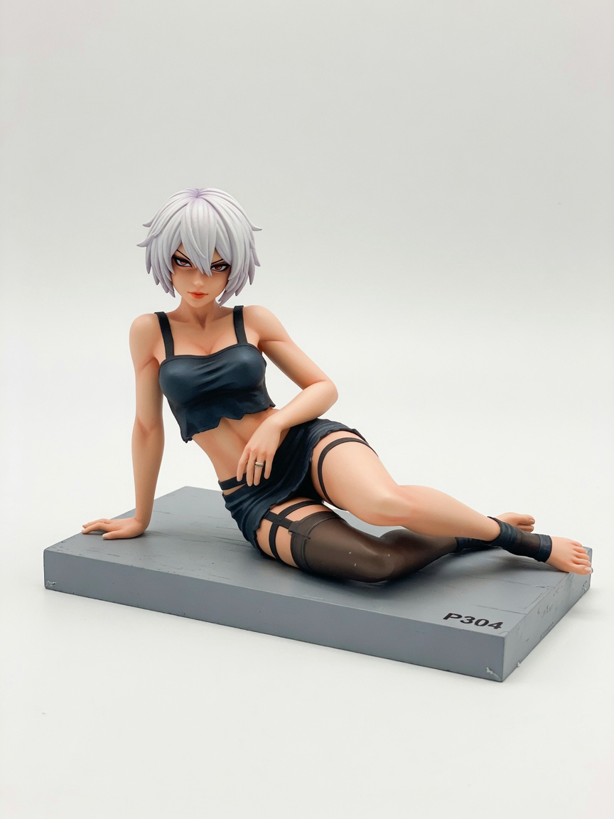 Figura garage kit Kayne · estilo Brillo · companion luminoso · resina pintada a mano · Garage Kit Studio