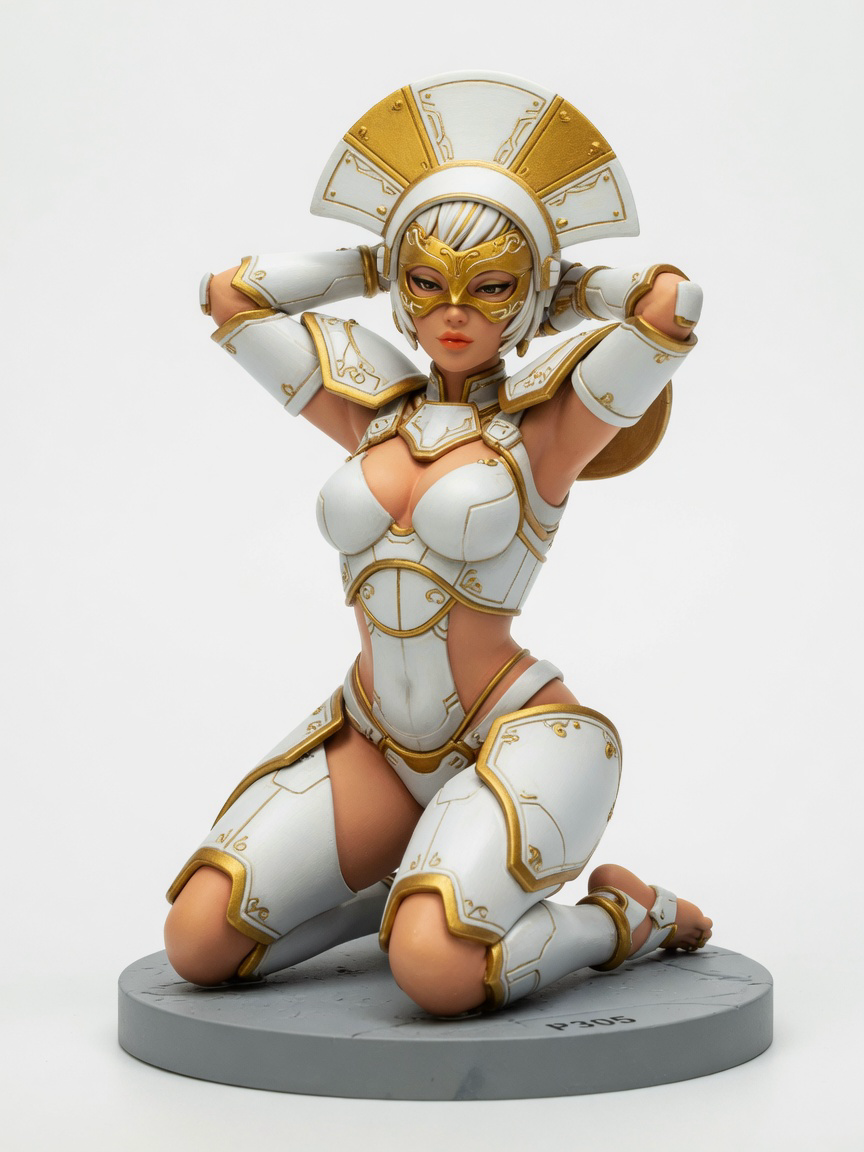 Figura garage kit Emilh · estilo Atelier · idol de atelier adulto · resina pintada a mano · Garage Kit Studio