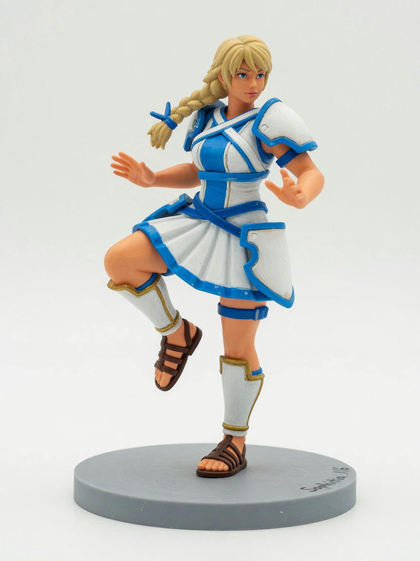 Sophitiy — garage kit de resina Figura garage kit Sophitiy · estilo Brillo · companion luminoso · resina pintada a mano · Garage Kit Studio