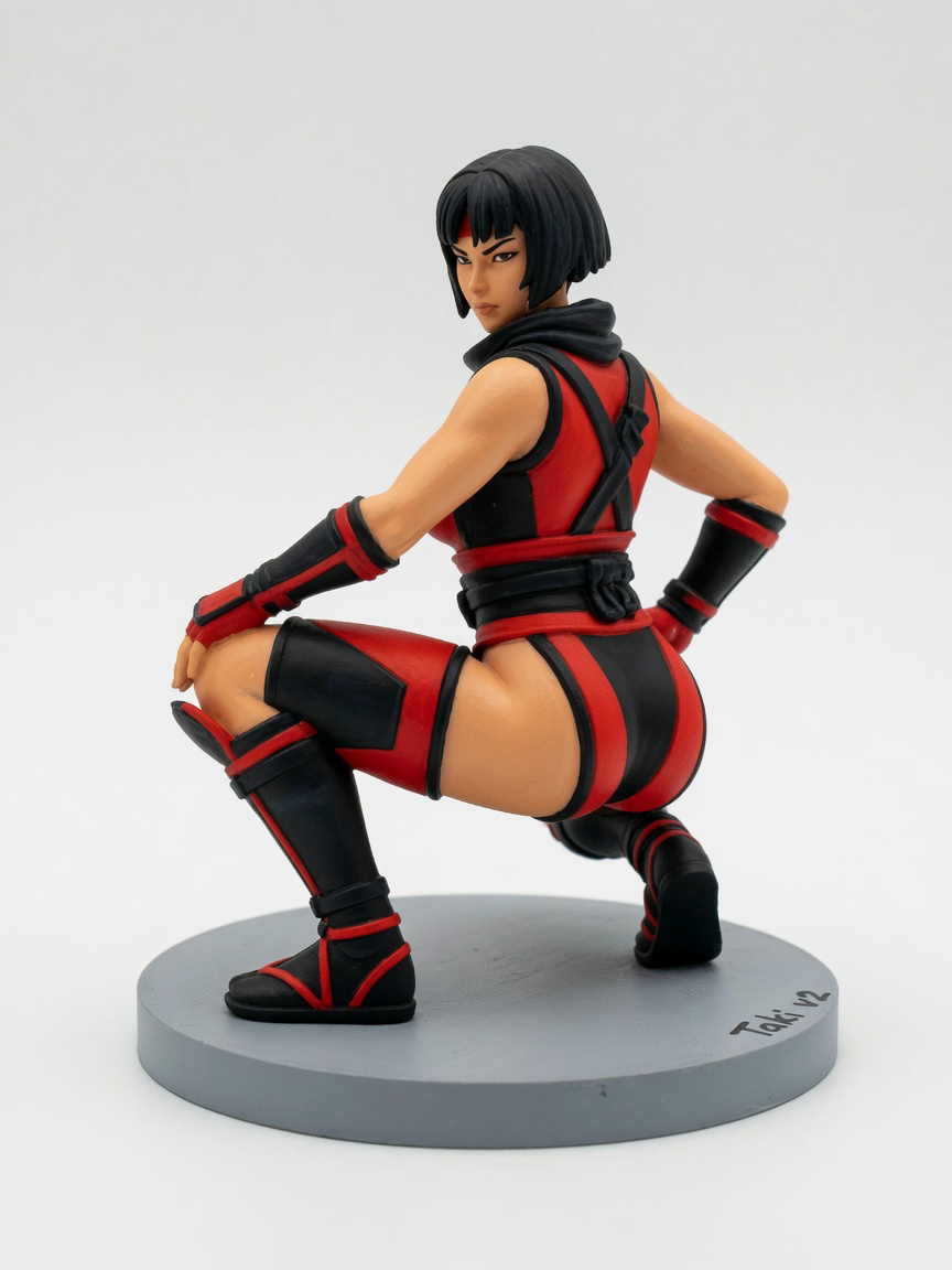 Teki — garage kit de resina Figura garage kit Teki · estilo Tactica · vanguardia tactica · resina pintada a mano · Garage Kit Studio