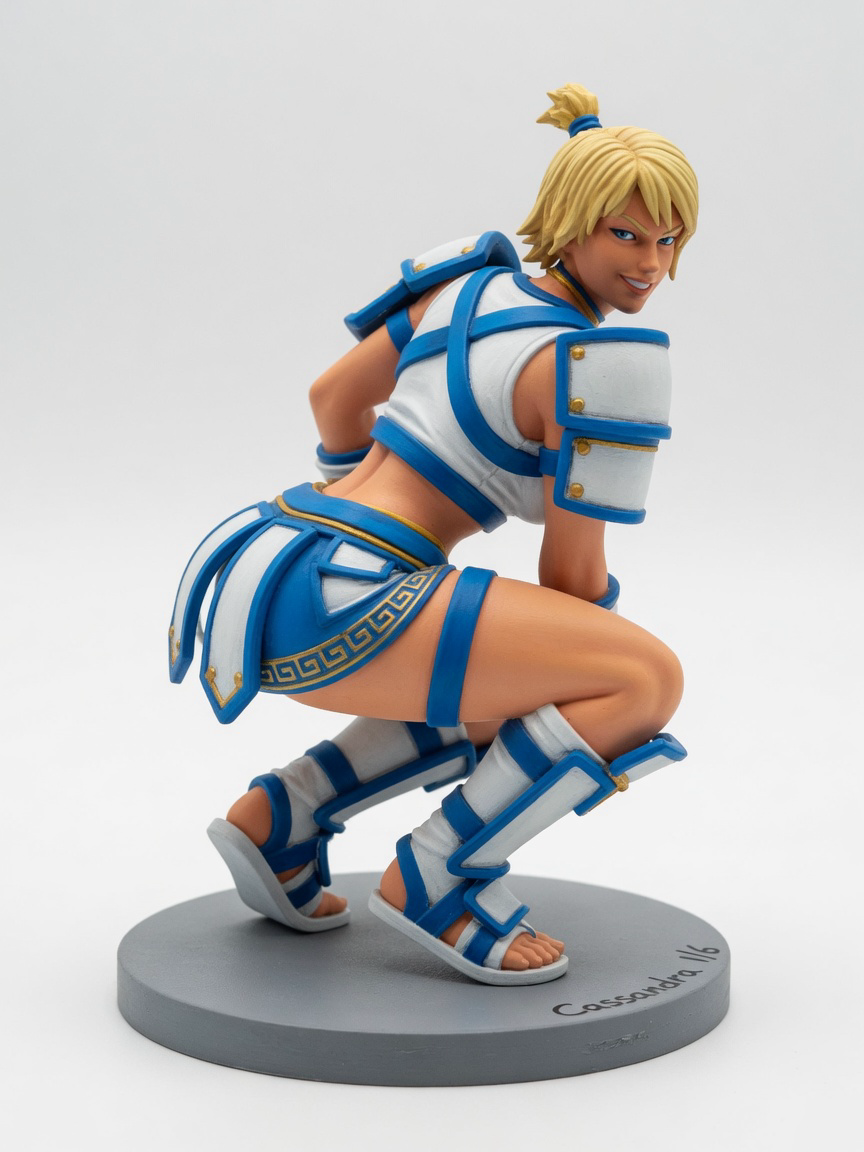 Figura garage kit Cassandre Alexandra · estilo Aventura · aventura urbana · resina pintada a mano · Garage Kit Studio