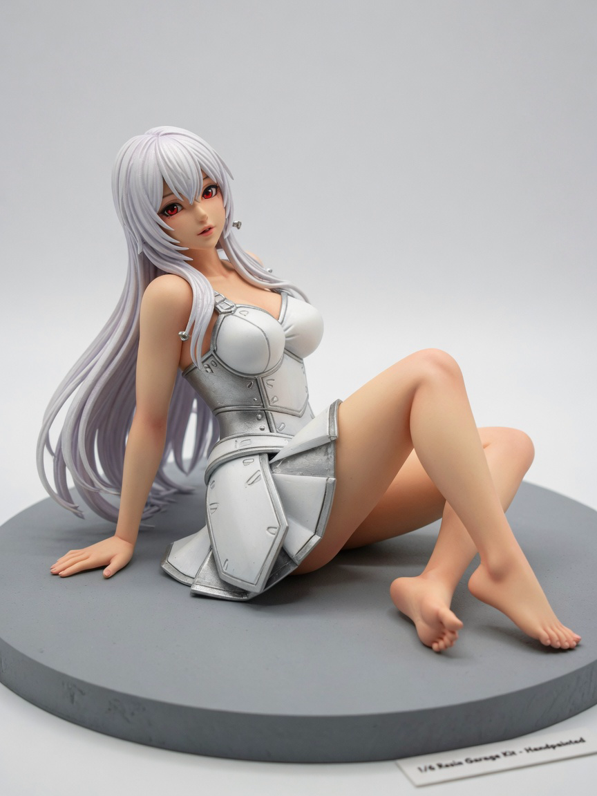 Figura garage kit Currin Female · estilo Runas · maga de runas · resina pintada a mano · Garage Kit Studio