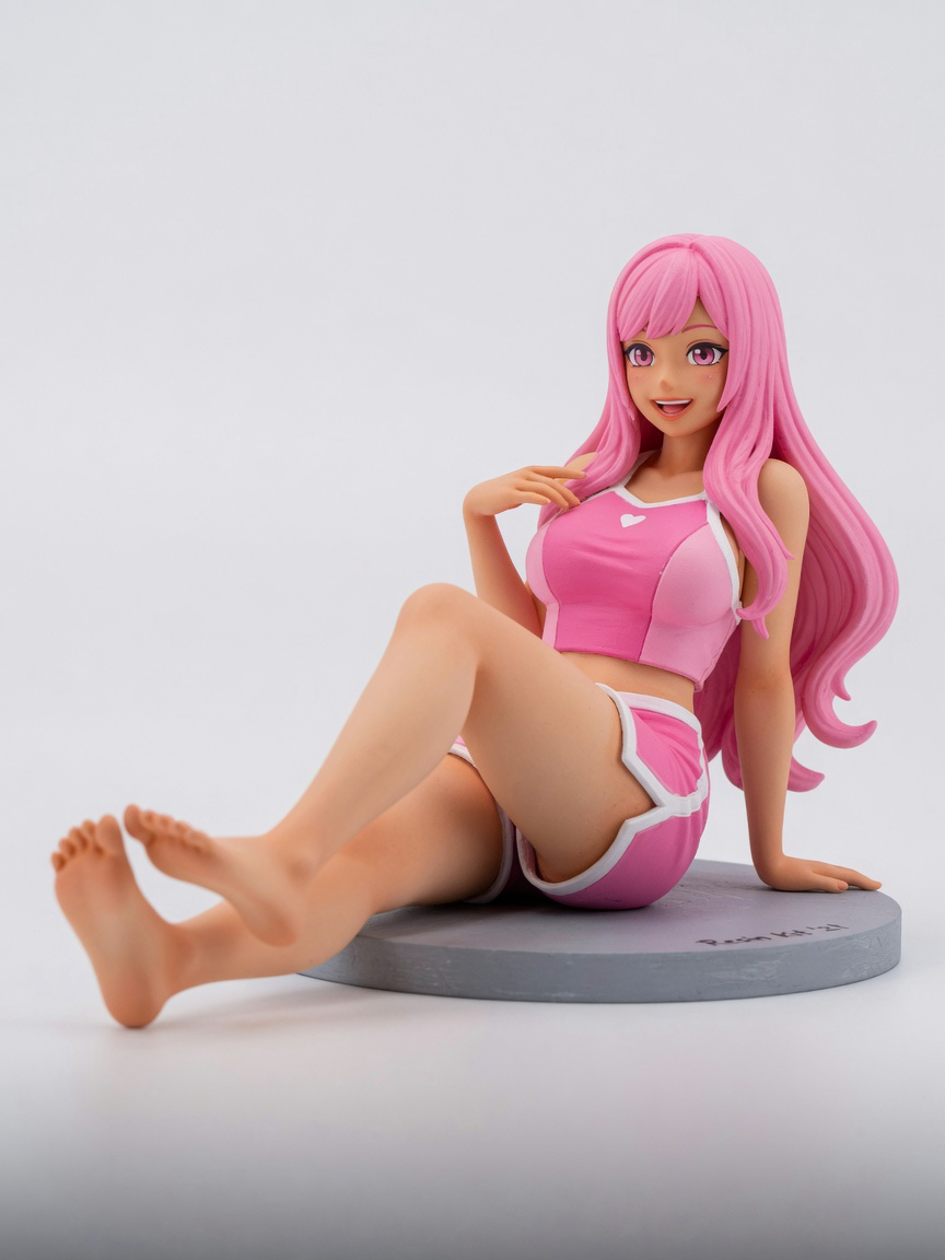 Figura garage kit Hilde Valentine Goneril · estilo Dojo · energia marcial · resina pintada a mano · Garage Kit Studio