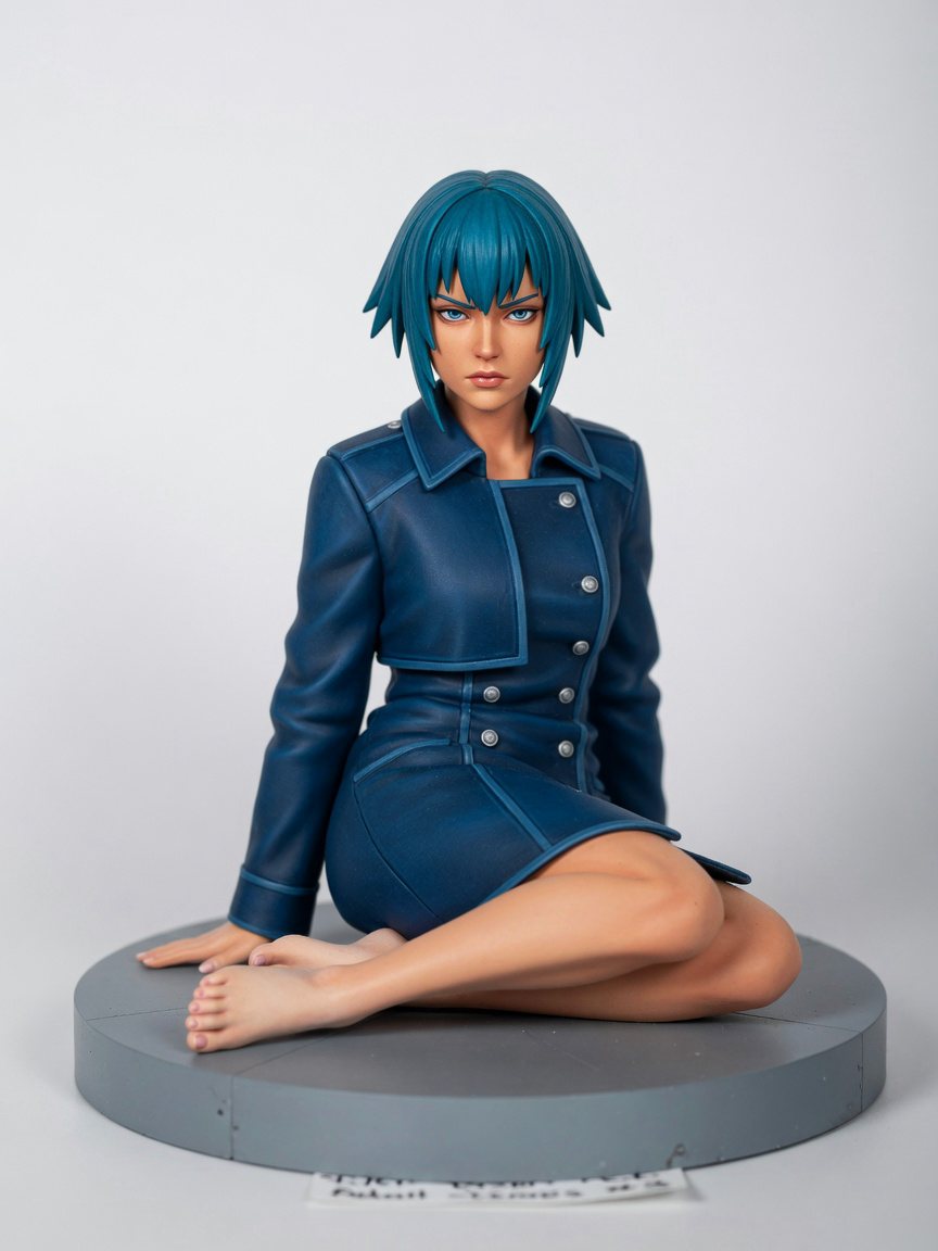 Figura garage kit Bylethn Female · estilo Brillo · companion luminoso · resina pintada a mano · Garage Kit Studio
