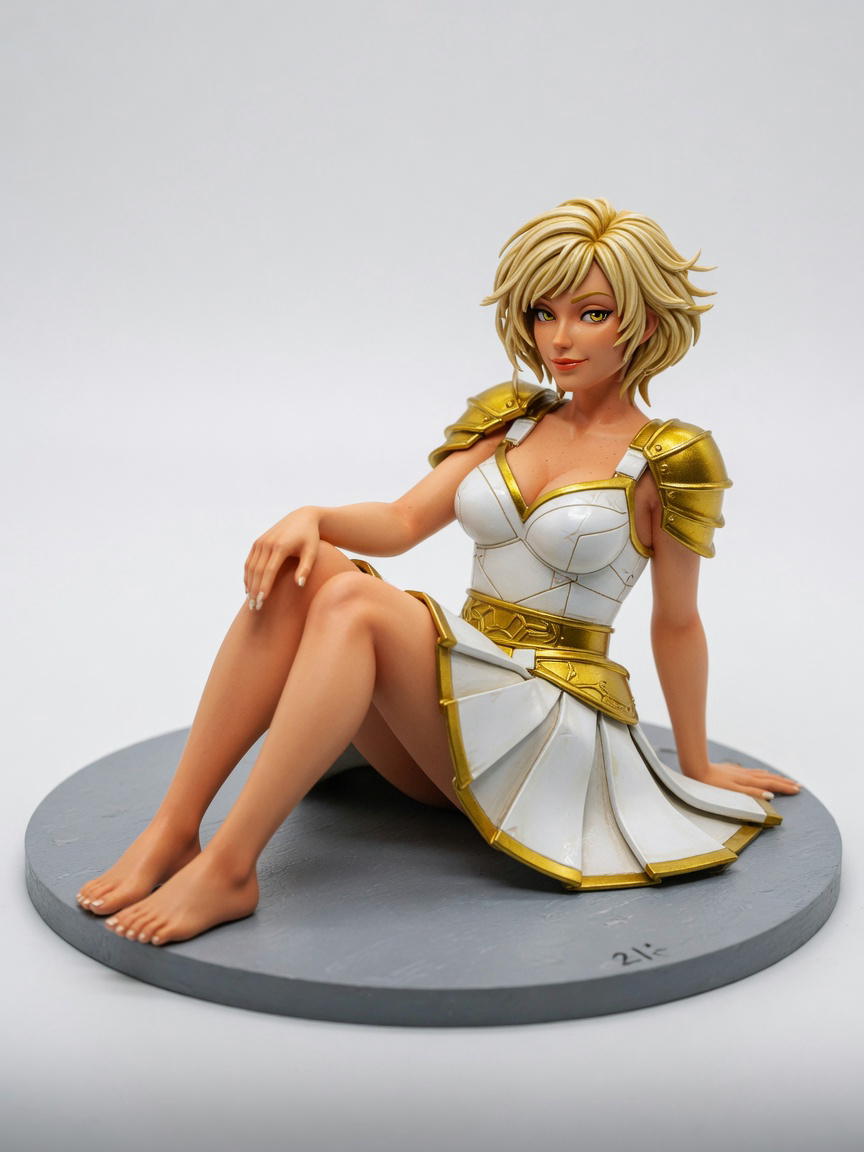 Figura garage kit Cattherine · estilo Aventura · aventura urbana · resina pintada a mano · Garage Kit Studio