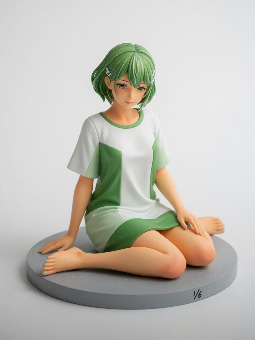 Figura garage kit Flayny · estilo Cyber · cyber resina · resina pintada a mano · Garage Kit Studio