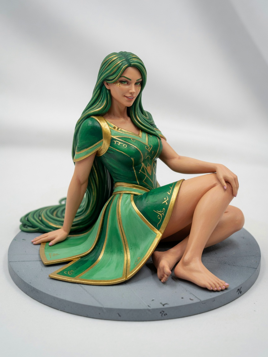 Figura garage kit Sothys · estilo Brillo · companion luminoso · resina pintada a mano · Garage Kit Studio