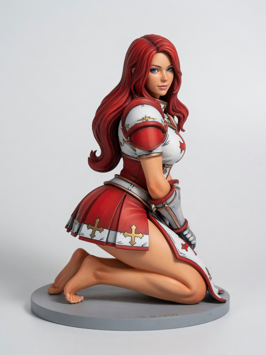 Figura garage kit Cordilia · estilo Aventura · aventura urbana · resina pintada a mano · Garage Kit Studio