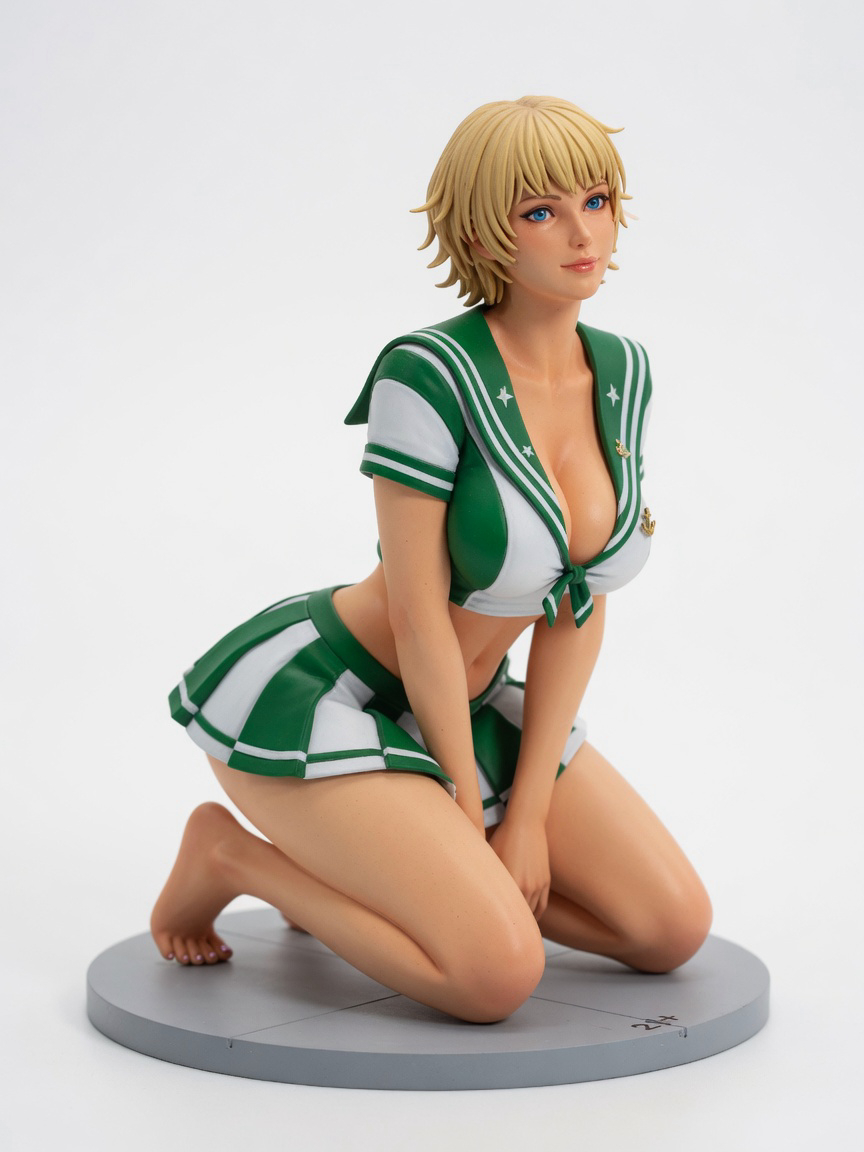 Figura garage kit Harruka Tenoh · estilo Runas · maga de runas · resina pintada a mano · Garage Kit Studio
