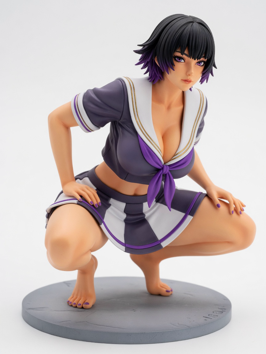 Figura garage kit Hotaruh Tomoe · estilo Brillo · companion luminoso · resina pintada a mano · Garage Kit Studio