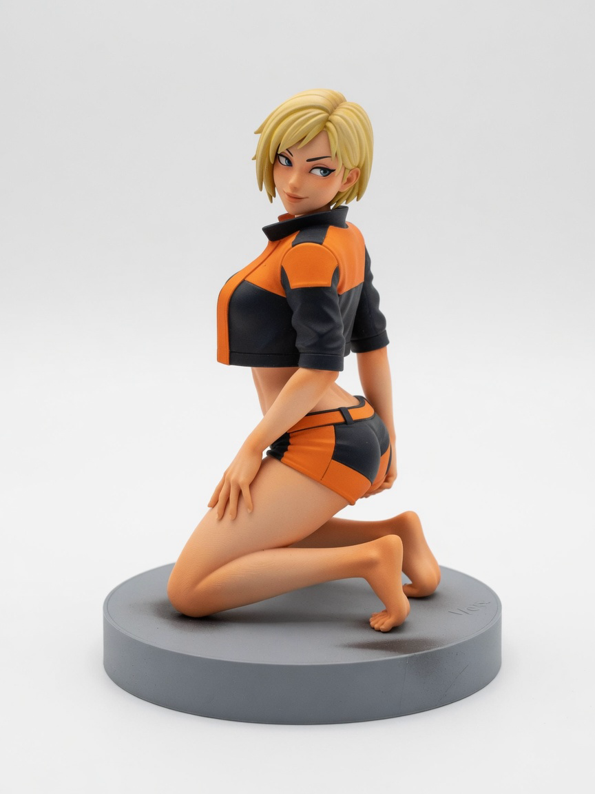 Figura garage kit Andro 18 · estilo Atelier · idol de atelier adulto · resina pintada a mano · Garage Kit Studio