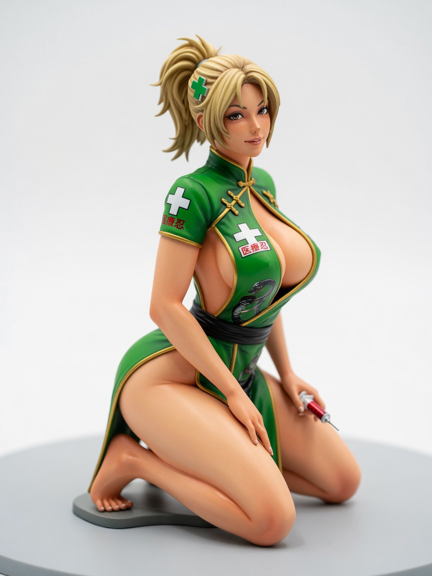 Figura garage kit Tsunede · estilo Atelier · idol de atelier adulto · resina pintada a mano · Garage Kit Studio