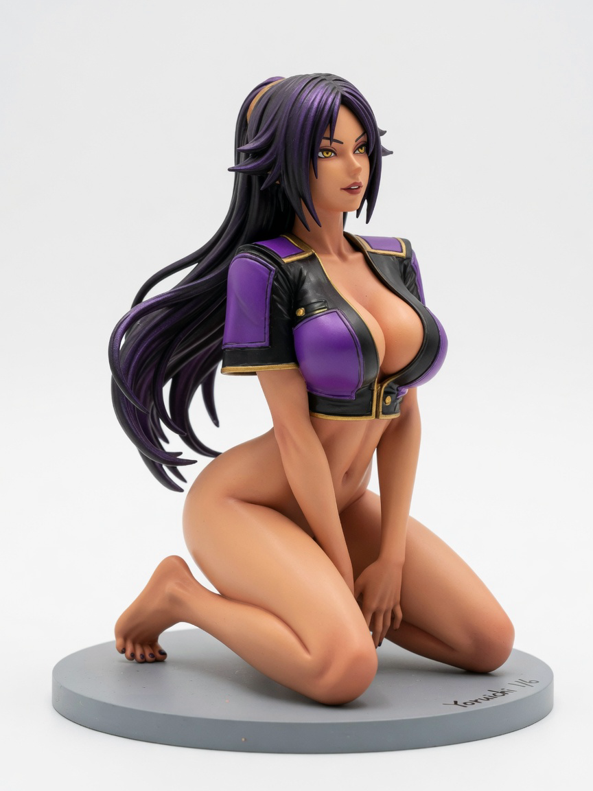 Figura garage kit Yoruichin Shihoin Bloom · estilo Atelier · idol de atelier adulto · resina pintada a mano · Garage Kit Studio