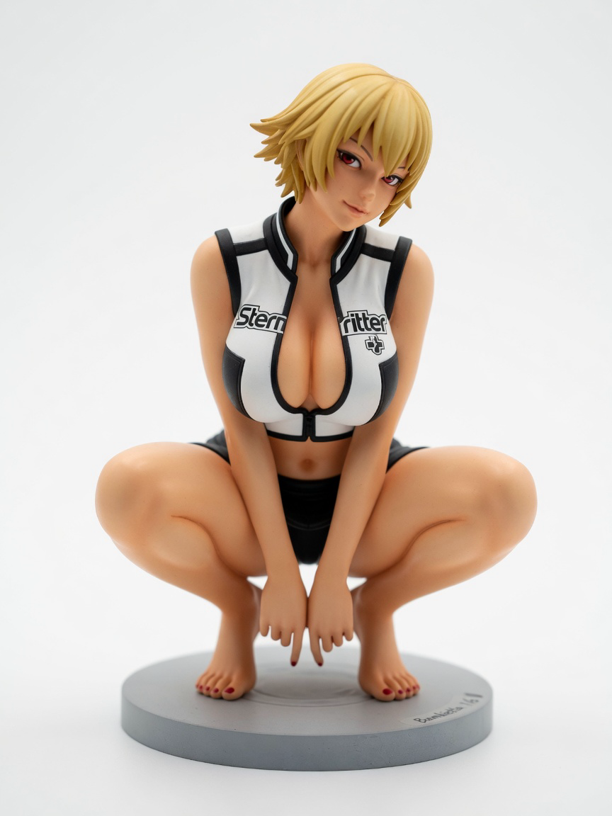 Figura garage kit Bambiitta Basterbine · estilo Mistico · misticismo sereno · resina pintada a mano · Garage Kit Studio