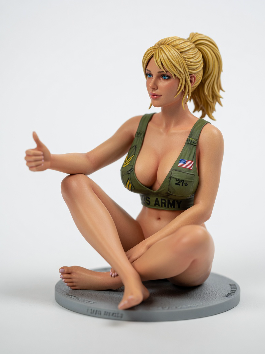 Figura garage kit Hetch Dreyse · estilo Mistico · misticismo sereno · resina pintada a mano · Garage Kit Studio