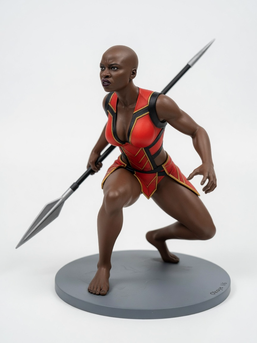 Figura garage kit Okoyen · estilo Tactica · vanguardia tactica live-action · resina pintada a mano · Garage Kit Studio
