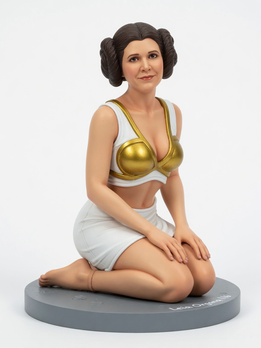 Figura garage kit Leiu Organa · estilo Tactica · vanguardia tactica live-action · resina pintada a mano · Garage Kit Studio