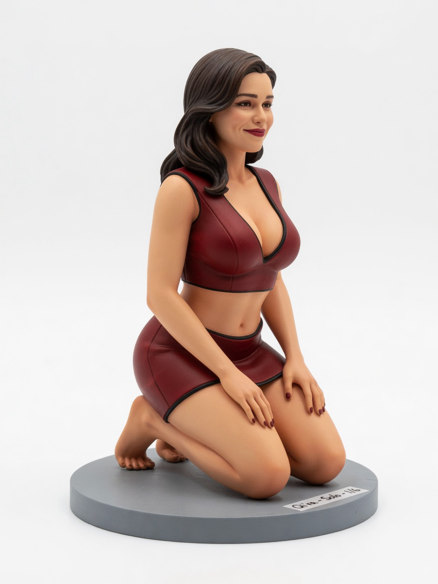 Figura garage kit Qi'ro · estilo Dojo · energia marcial · resina pintada a mano · Garage Kit Studio