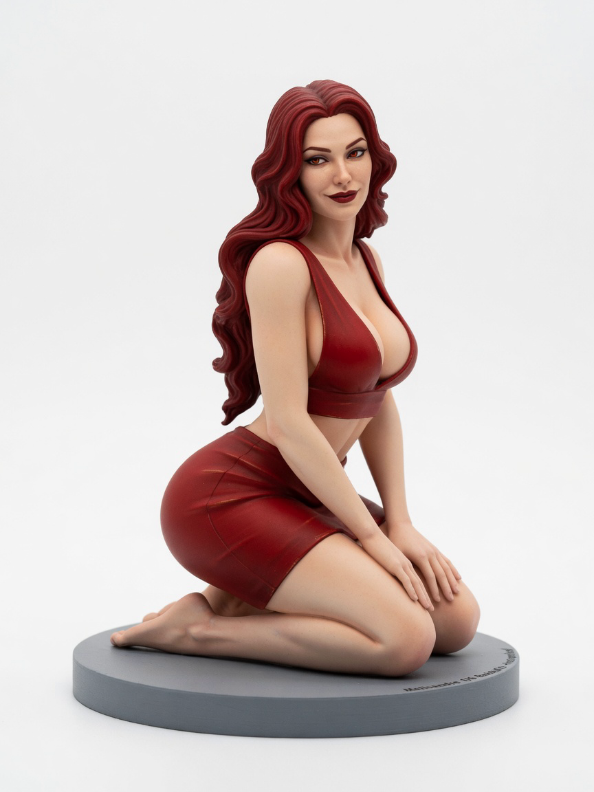 Figura garage kit Melisendre · estilo Aventura · aventura urbana live · resina pintada a mano · Garage Kit Studio