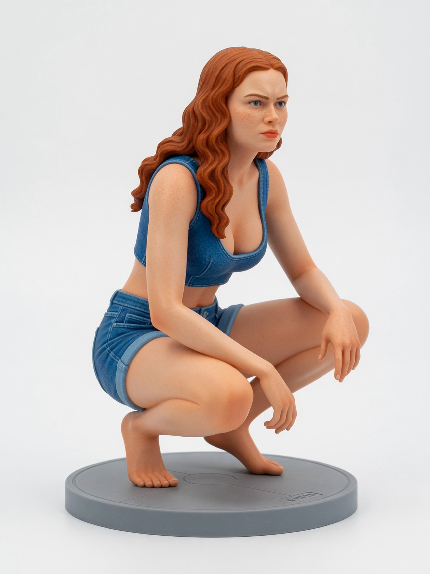Figura garage kit Maxa Mayfield · estilo Noble · nobleza de pantalla · resina pintada a mano · Garage Kit Studio