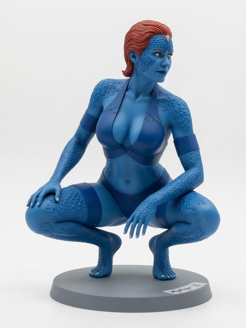 Figura garage kit Mystiquu · estilo Tactica · vanguardia tactica live-action · resina pintada a mano · Garage Kit Studio